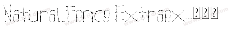 NaturalFence Extraex字体转换 NaturalFence Extraex字体转换